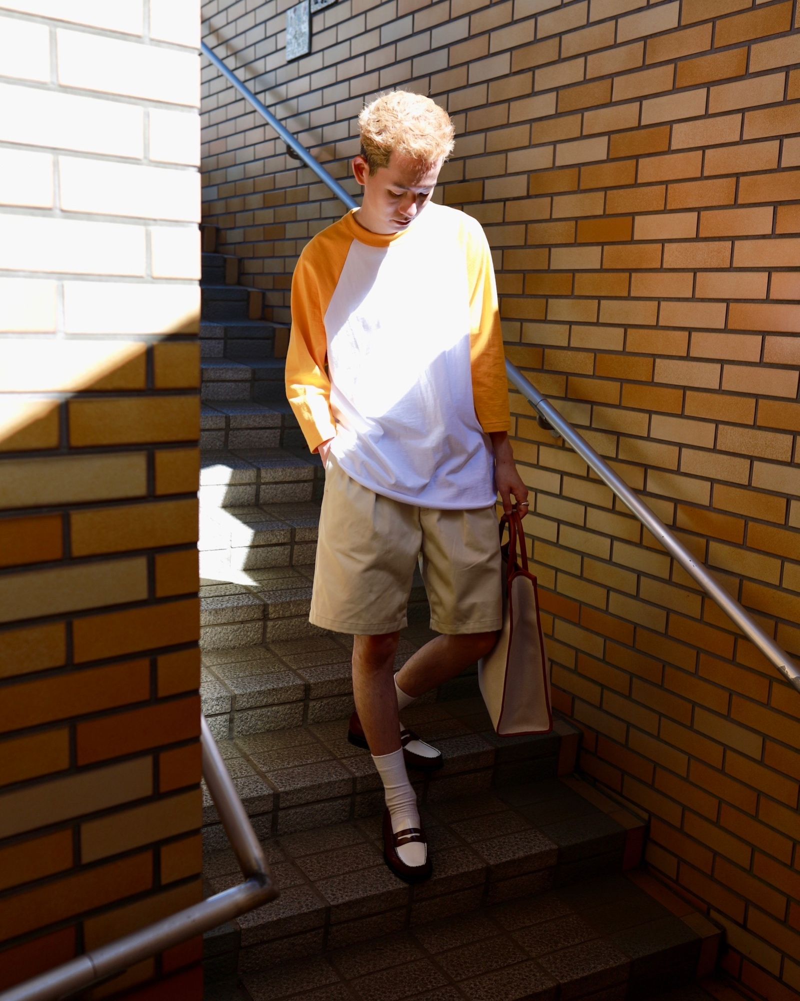 TapWater タップウォーター23SS Cotton Chino Tuck Shorts
