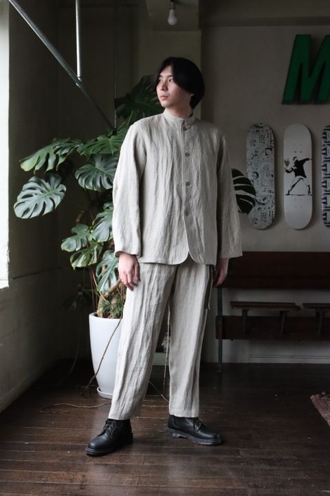 blurhms Linen Twill Hospital Jacket(BHS22S006) style. 2022.01.24.