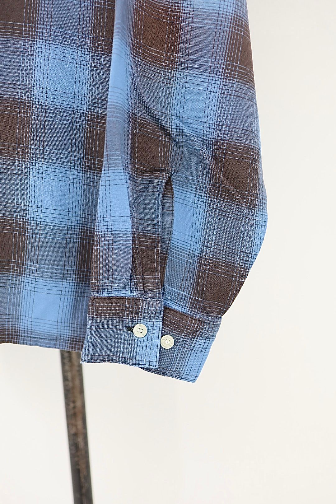 セントマイケル 26SS RAYON SHIRT/CHECK(SM-MK8-0000-044)BLUE☆3月20日(金)発売！