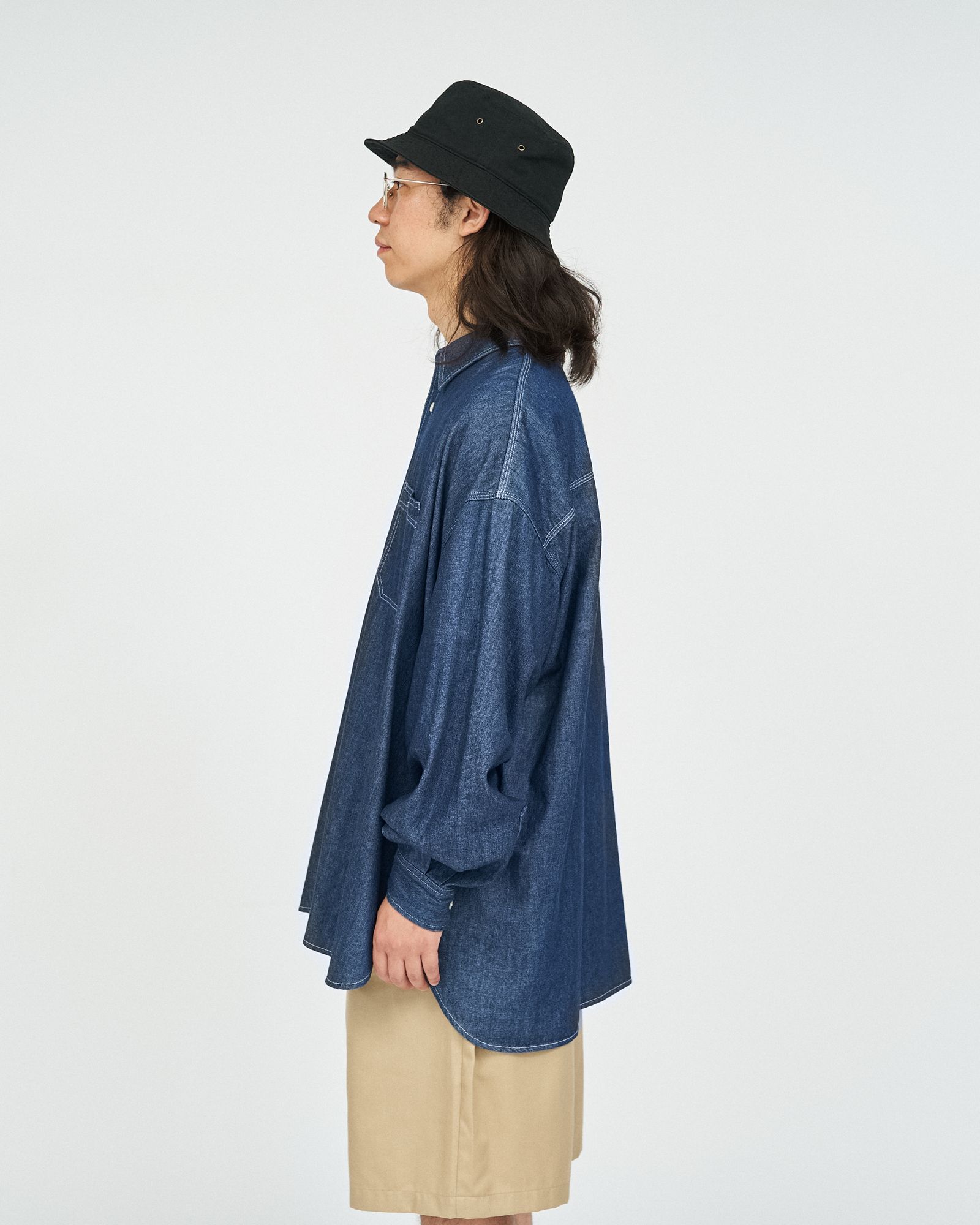 フレッシュサービス LIGHT DENIM L/S SHIRT (FSC252-50045)DARK FADE☆6/21(土)発売！