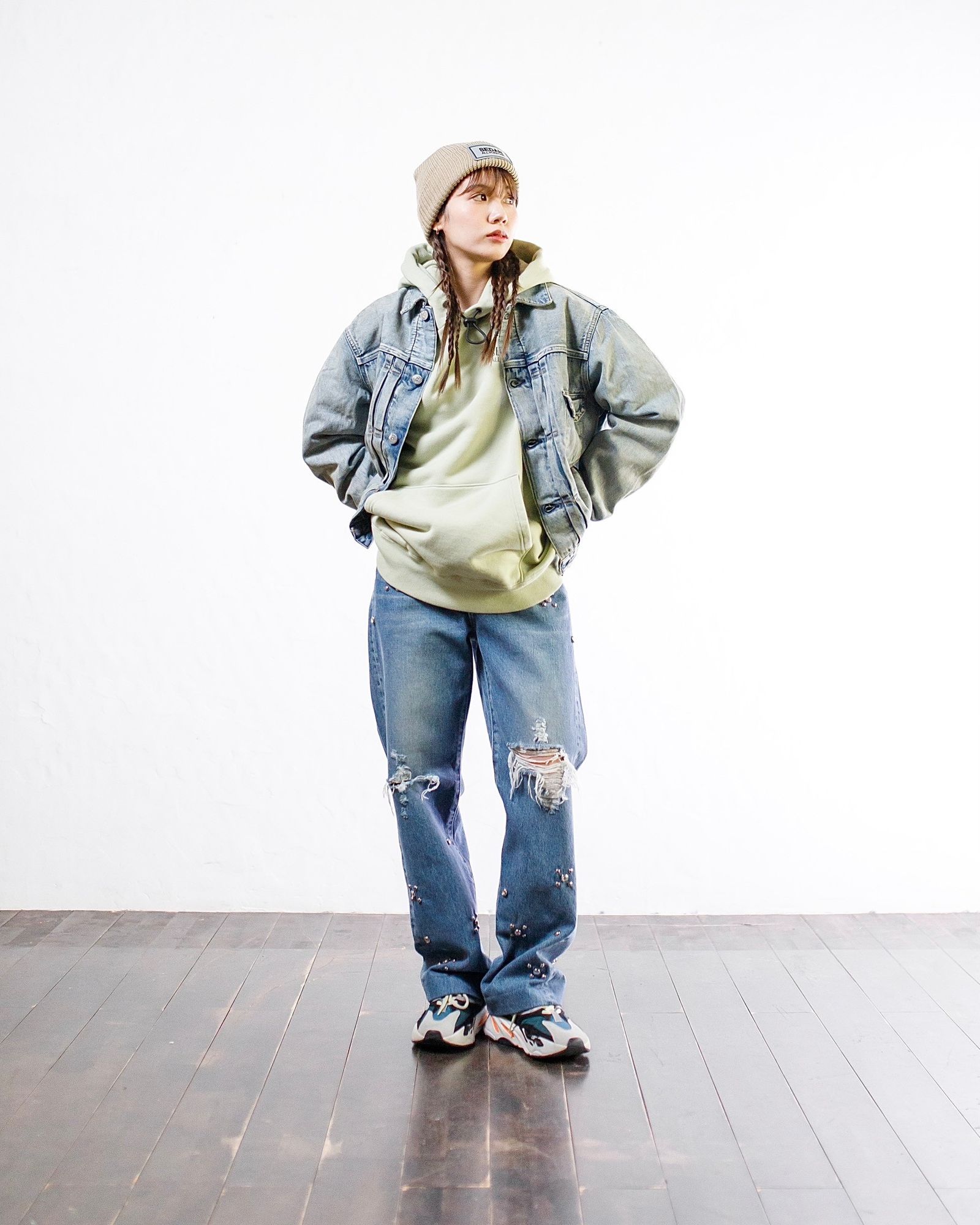 BOWWOW - BOW WOW バウワウ BLANKET LINED DENIM JK AGING(BW242 BOWWOW - BOW WOW バウワウ BLANKET LINED DENIM JK AGING(BW242