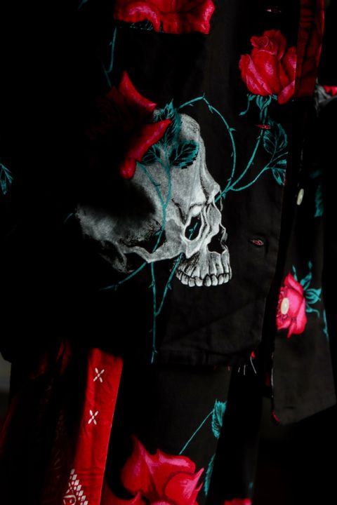 ©SAINT M×××××× ×WILDSIDE YOHJI YAMAMOTO PAJAMAスタイル