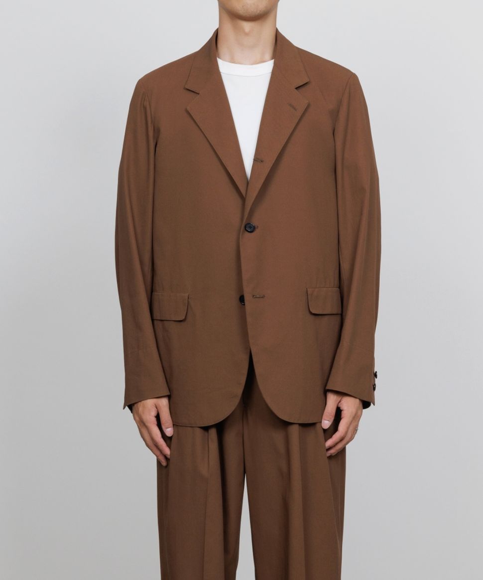 マーカウェア 26SS サックコートSACK COAT(A26A16JK01C)BURNT UMBER☆新作発売！