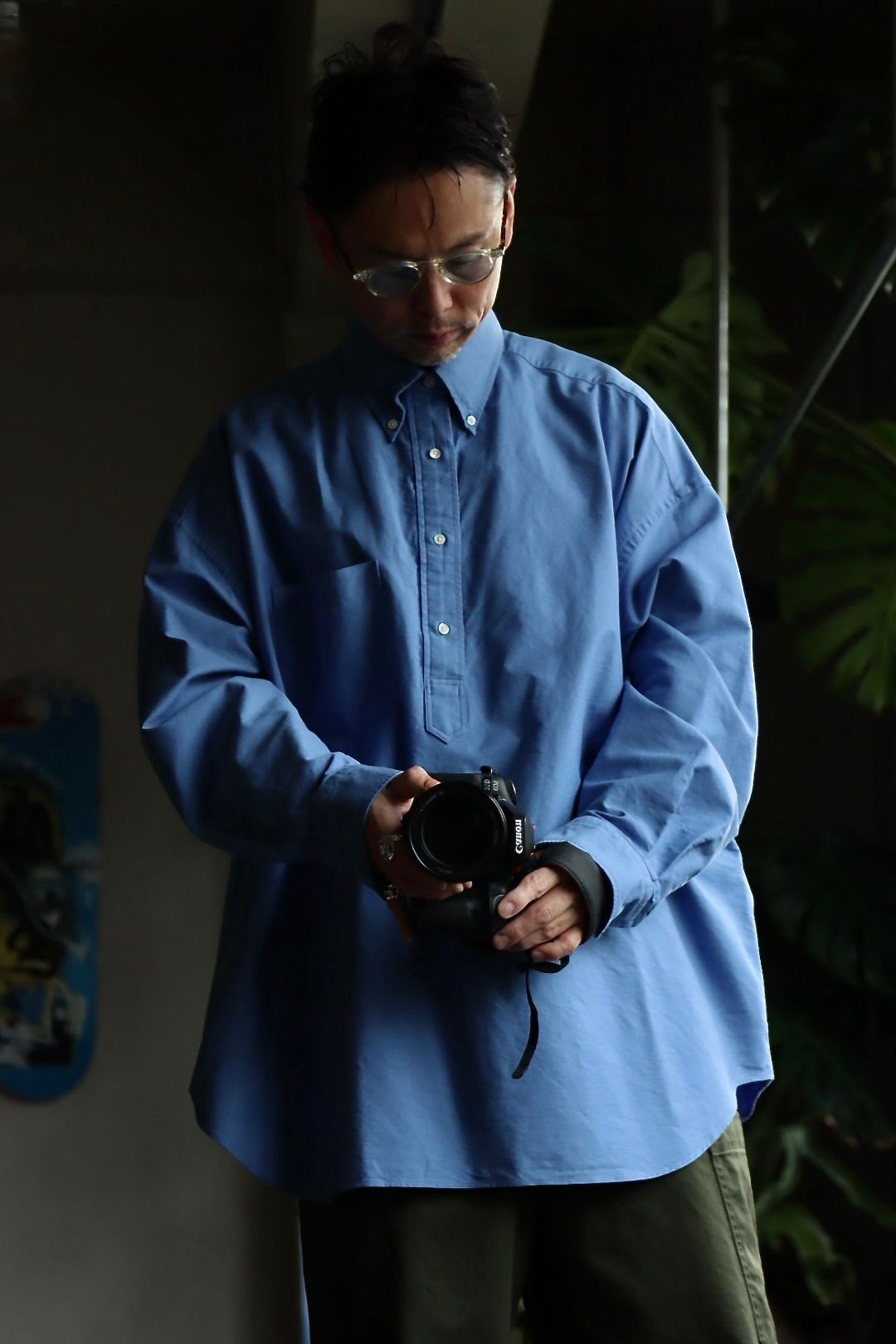 Graphpaper】Oxford Oversized B.D Shirt - シャツ