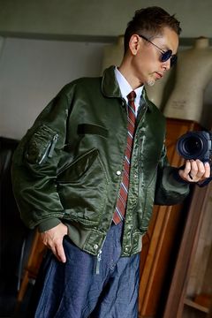 コムデギャルソンオム26FW ナイロンツイル製品染ミリタリーブルゾン(HR-J016-051)KHAKI☆9月4日(金)発売！