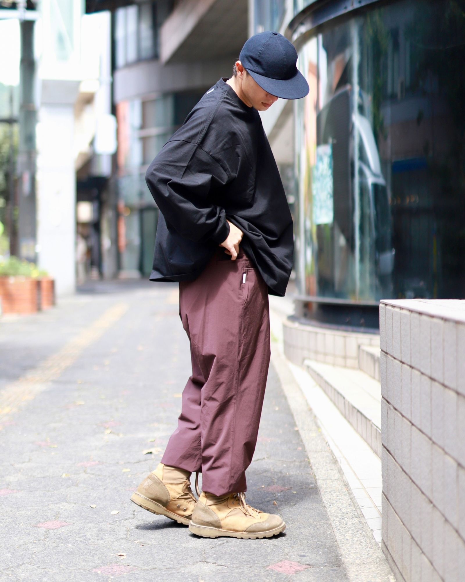 23AW S.F.C WIDE TAPERED EASY PANTS Navysonakamegu