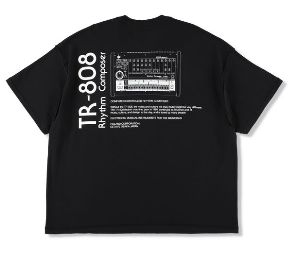 イズネスミュージック 26SS TR-808 T-SHIRTS(ISNESS MUSIC×ROLAND)(IIMP7_06_TR-808T01)BLACK☆新作発売！