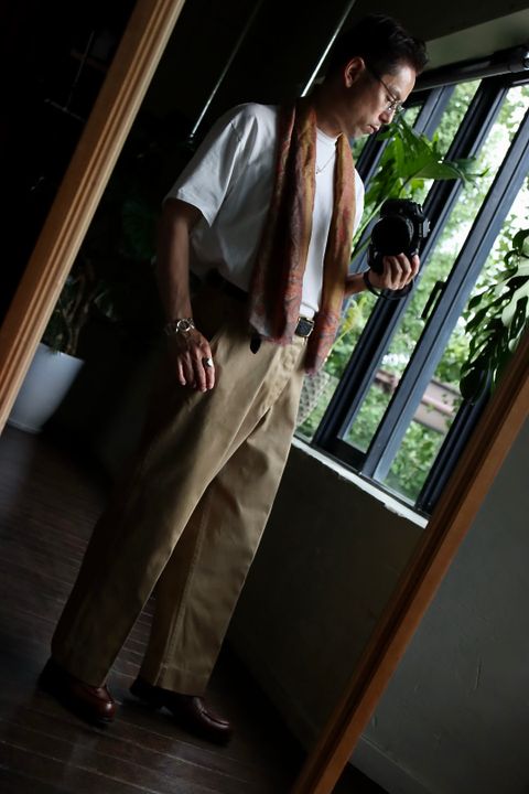A.PRESSE アプレッセ22FW Vintage US ARMY Chino Trousersスタイル