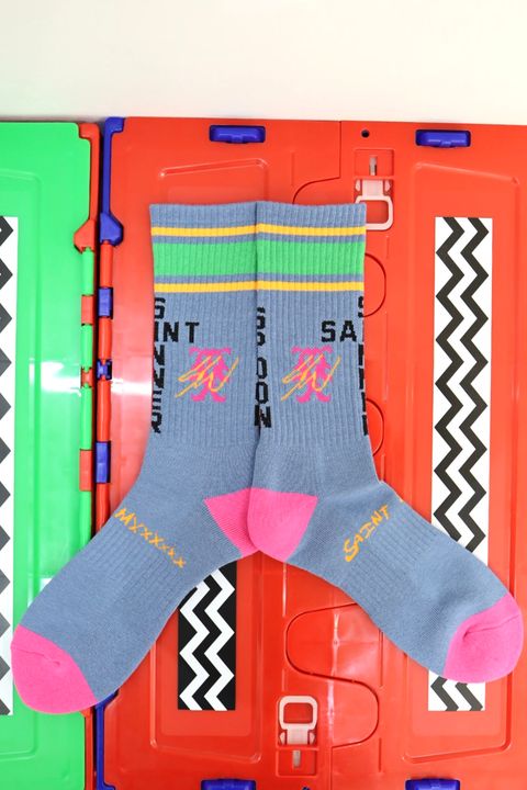 セントマイケル 26SS SW SOCKS/SAINT SW(SM-MK8-0000-C14)BLUE☆3月7日(土)発売！