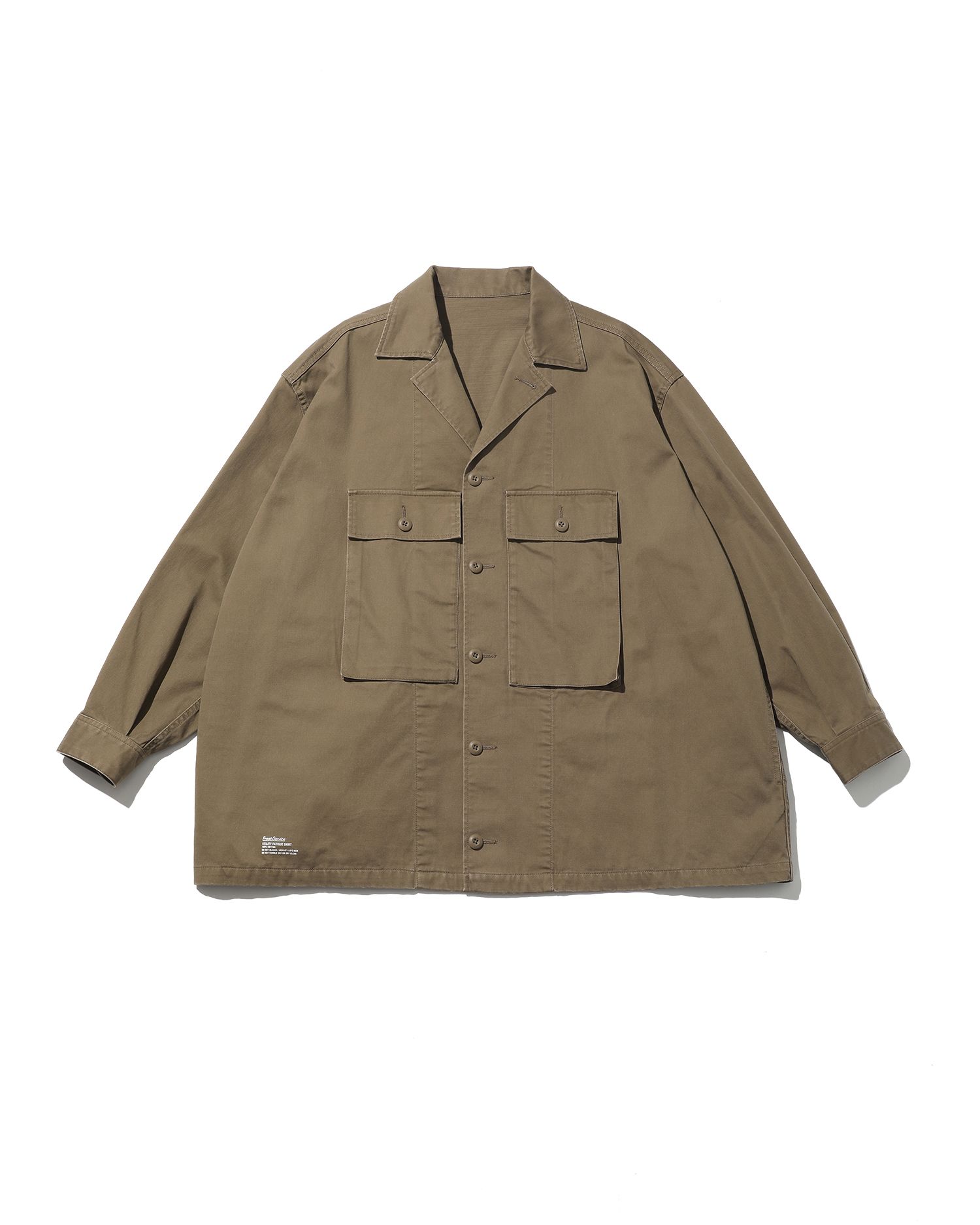 ウェア FreshService L/S RUGBY SHIRT KHAKI FreshService RUGBY SHIRT KHAKI （FreshService L/S RUGBY