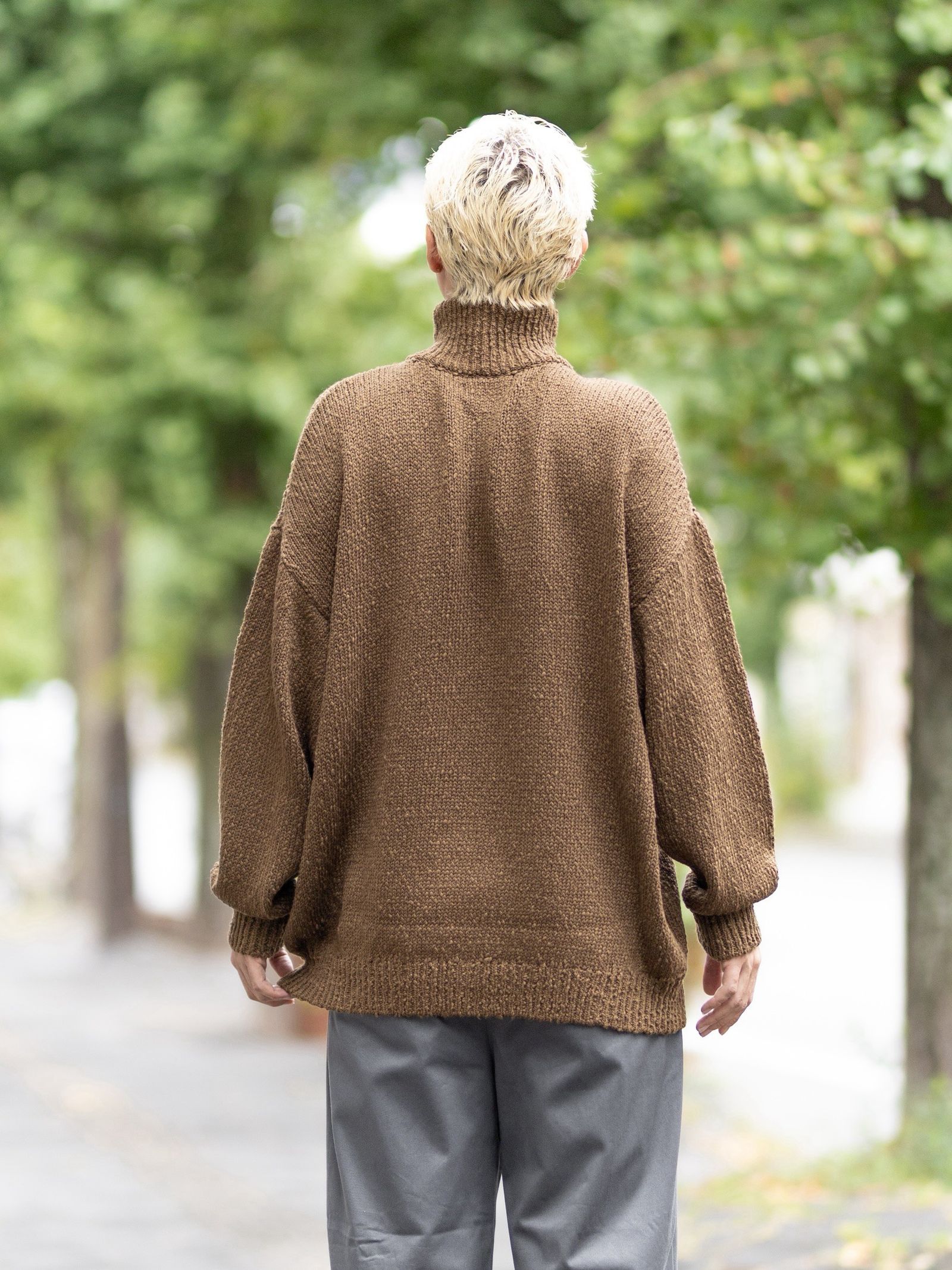 Graphpaper - グラフペーパー Cotton Wool Slub Oversized Half Zip