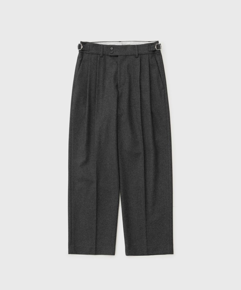 ANOTHER OFFICEアナザーオフィス Santiago Mild Slacks(AOEFPT008)Heather Charcoal☆10月10日(金)新作発売！