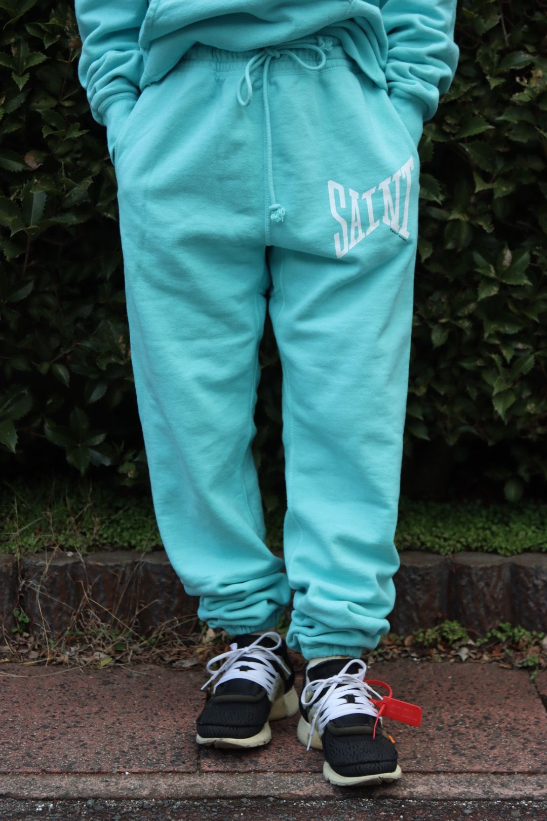 ©SAINT M×××××× 23SS SAINT HOODIE"BLUE"スタイル