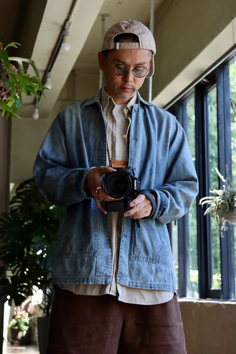 アプレッセ22FW US NAVY Denim Jacket"INDIGO"スタイル