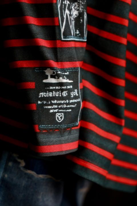 TALKING ABOUT THE ABSTRACTION 25SS "ROF"ART REPLICA MOCK NECKスタイル