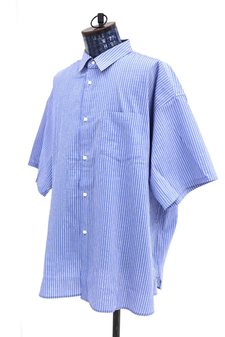 フレッシュサービス 26SS HRAFTeX® S/S STRIPE SHIRT(FSC262-50008)BLUE STRIPE☆5月30日(土)発売！
