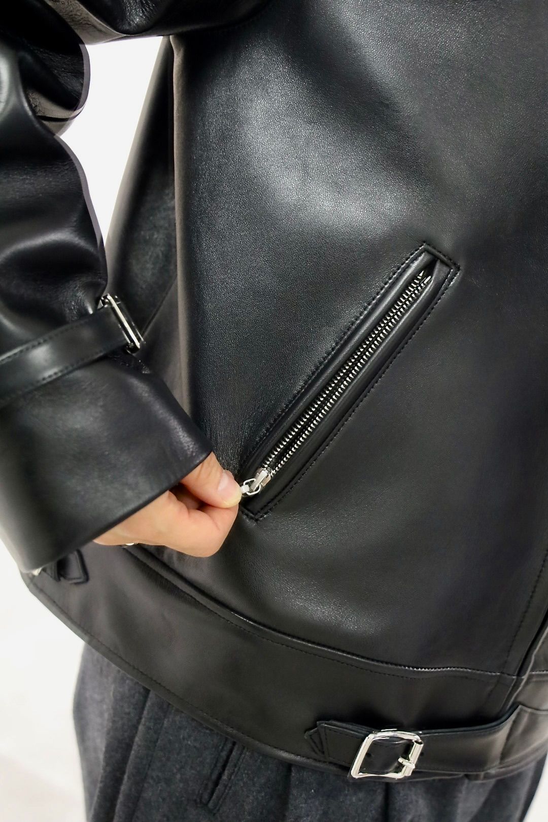 アプレッセ 2026 STYLE1 Leather French Riders Jacket(26SAP-01-05)BLACK☆11月29日(土)発売！