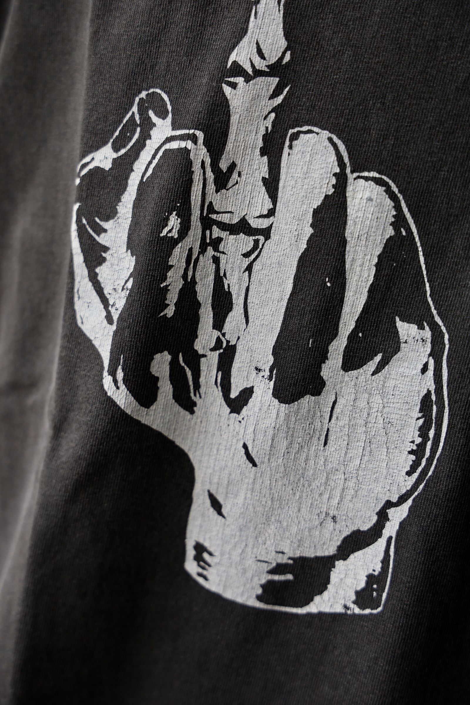 トーキングアバウト ジ アブストラクション 25AW USED PROCESSING TEE(2526AW-T-001F)BLACK☆新作発売！