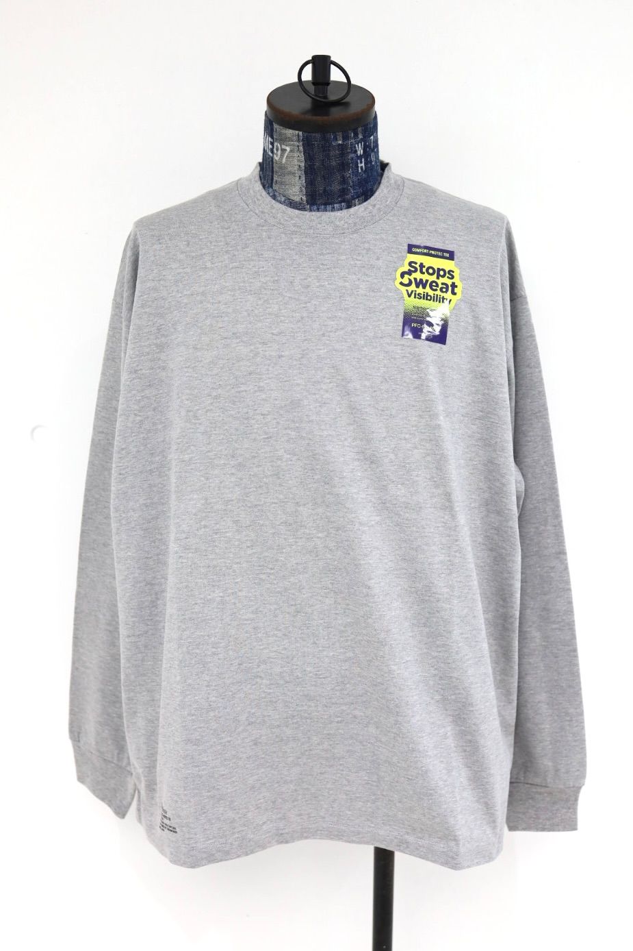 フレッシュサービス COMFORT-PROTEC L/S TEE(FSC262-70090)H.GRAY