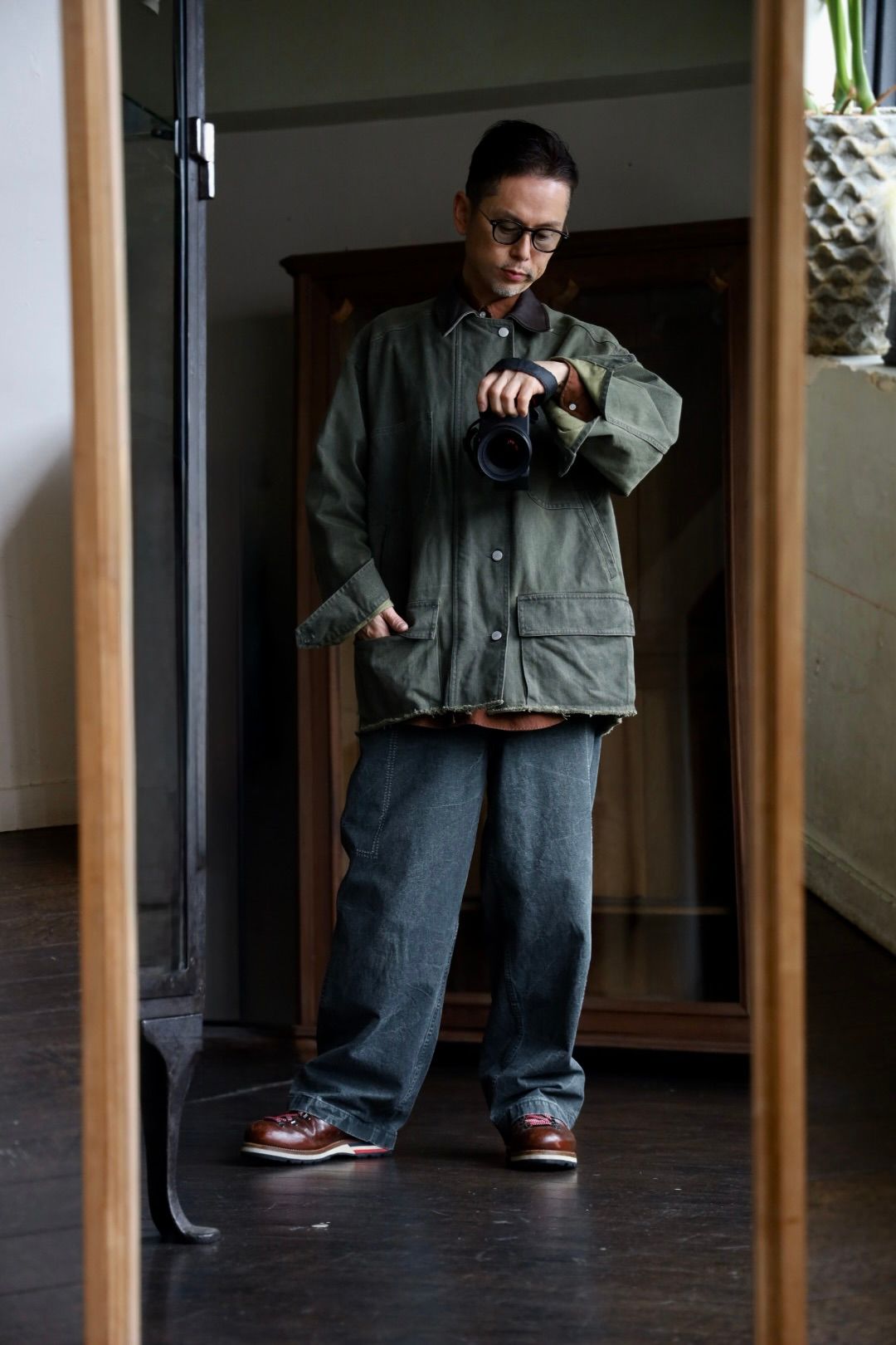 YOKE - ヨーク25SS カバーオールCOTTON CUT-OFF COVERALL JACKET YOKE - ヨーク25SS カバーオールCOTTON CUT-OFF COVERALL JACKET