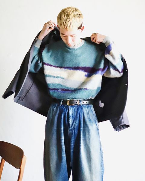 ATON エイトン 23AW WOOL TROPICAL TAILORED JACKETスタイル