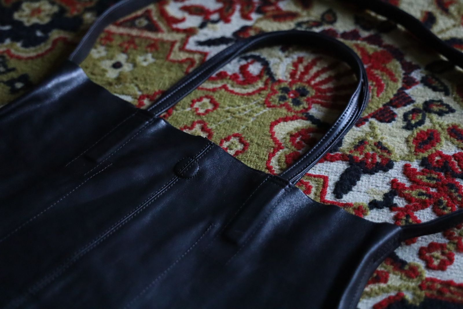 Morphee / モルフェトートバッグ 3WAY MIDIUM TOTE(SHORT)BLACK