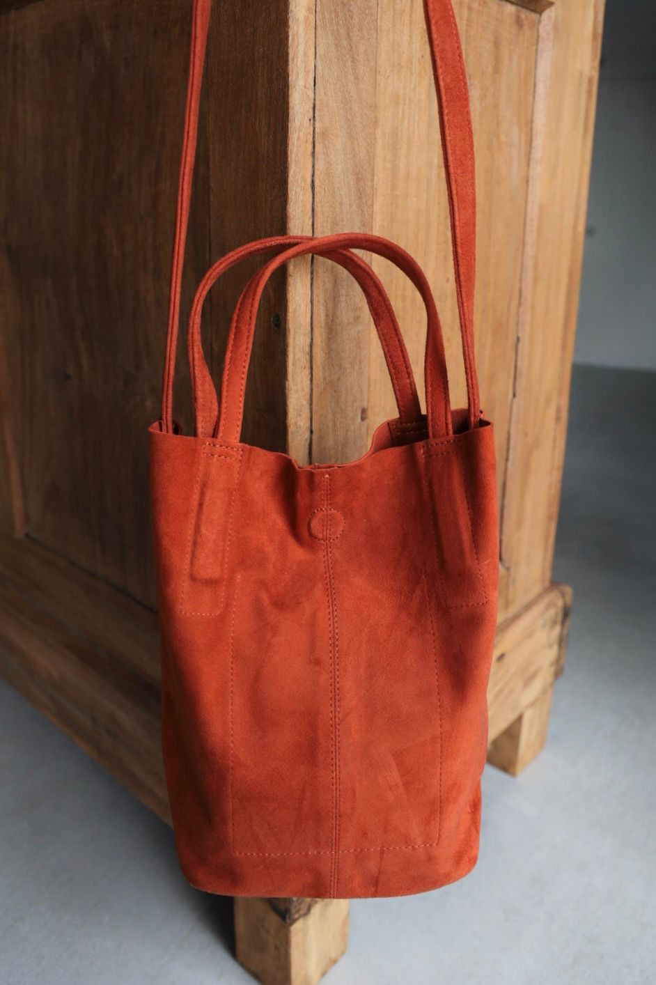 Morphee / モルフェトートバッグ 2WAY SMALL TOTE(SHORT) SUEDE[TERACCOTTA]☆新作発売！