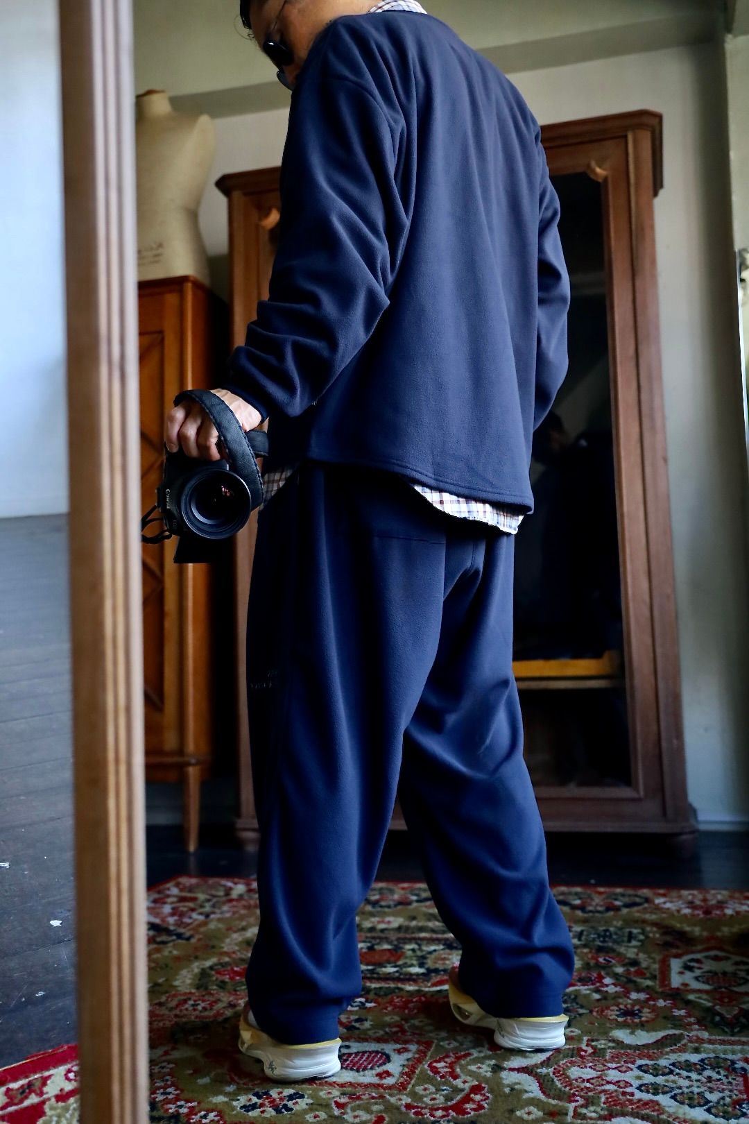 S.F.C 25FW SPOT エスエフシー FLEECE WIDE TAPERED EASY PANTS(SFCFW25P01SP)Navy☆12月20日(土)発売！