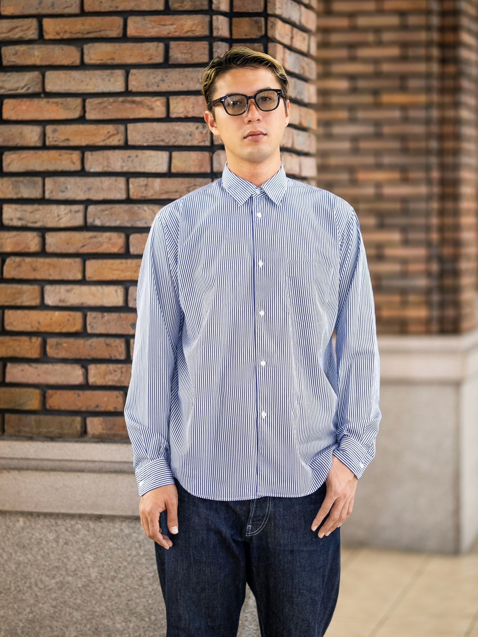 Graphpaper Broad Stripe Regular Collar Shirt 新作発売！