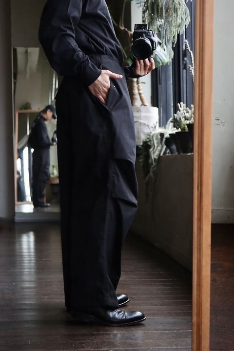 blurhms ROOTSTOCK C/N Oxford Snow Pants"BLACK"スタイル