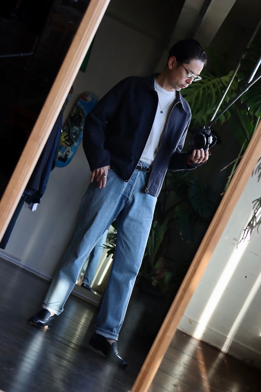 A.PRESSE - アプレッセ23SSジャケット Silk Nep Sports  Jacket(23SAP-01-05H)D.NAVY※2月11日(土)発売！ | mark