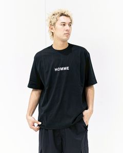 コムデギャルソンオム25AW ロゴプリントTシャツ(HQ-T103-051)BLACK☆4月3日(金)新作発売！