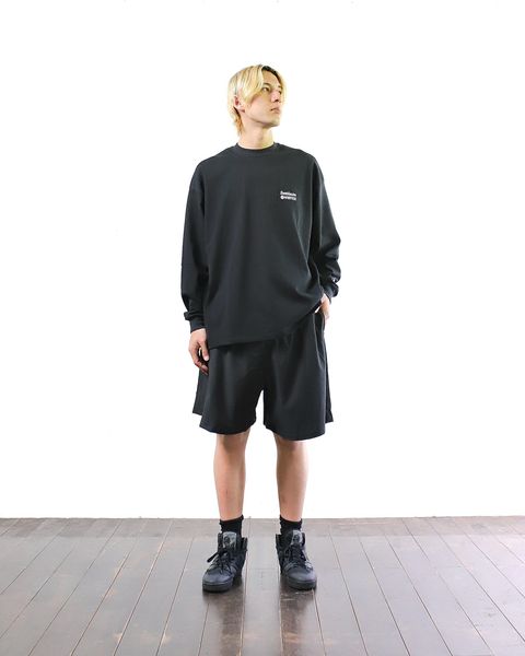 VIBTEX for FreshService 24SS  L/S CREW NECK TEE(BLACK) style 2024.5.17