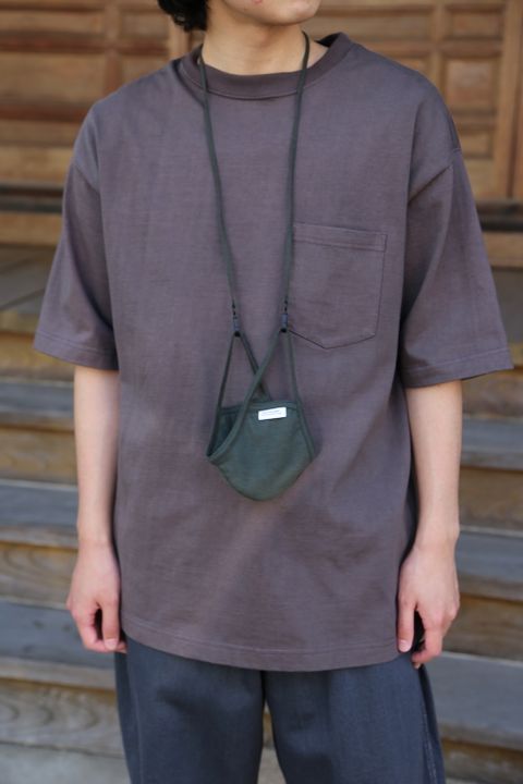 CIOTA スビンコットン10/-度詰め 吊り天竺ポケット付き半袖Tシャツ(CSLM-106M) style. 2021.05.30.