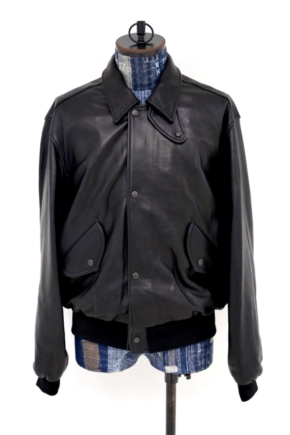 YOKE 26FW Lamb Leather Bomber Jacket(YK26FW01301B)Black★9月19日(土)発売！
