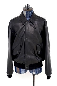 YOKE 26FW Lamb Leather Bomber Jacket(YK26FW01301B)Black★9月19日(土)発売！