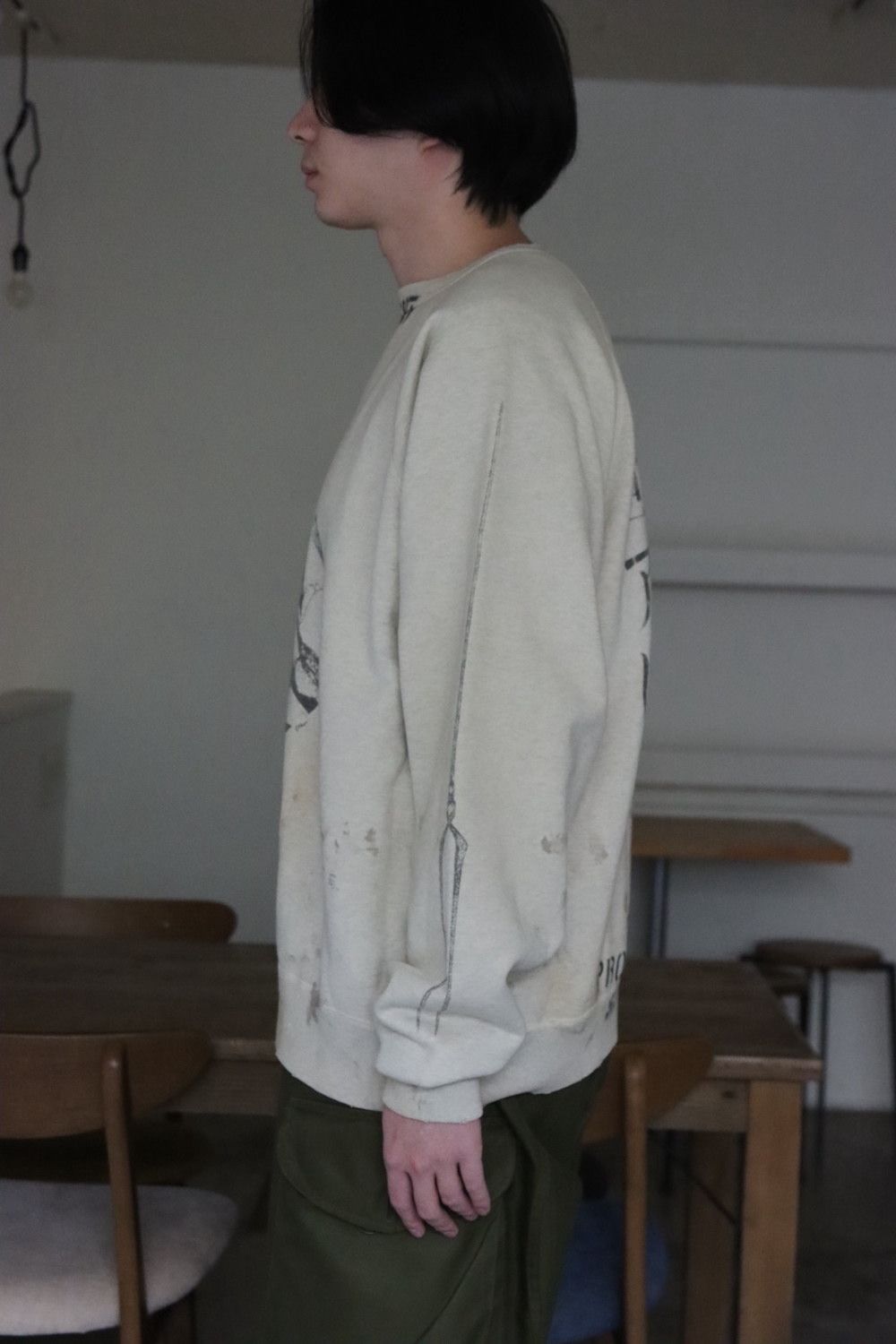 ©SAINT M×××××× エヴァンゲリオンラグランスウェット style.2021.10.22.