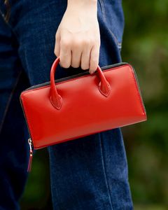 コムデギャルソン 財布 HANDELS BIFOLD ZIP LONG WALLET (8Z-U110-051)RED