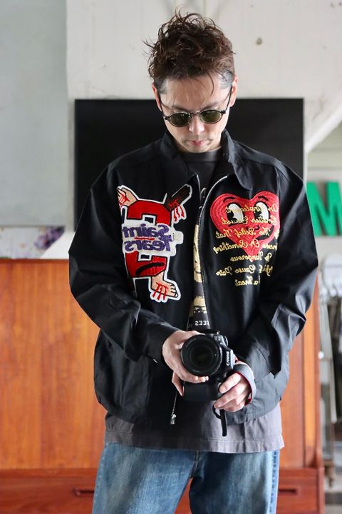 ©SAINT M×××××× ×DENIM TEARS SWING TOP"BLACK" M style.