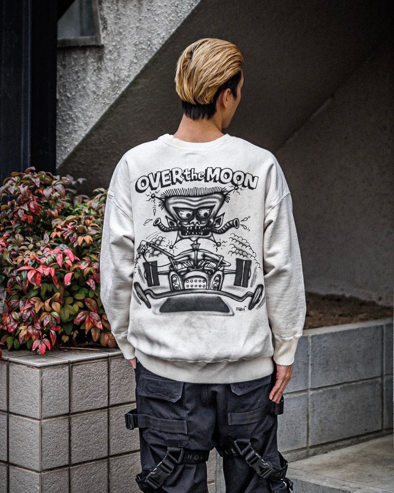 BOWWOW - BOW WOW バウワウ SKETCH APOLLO SWEATSHIRTS(BW242-SASS 