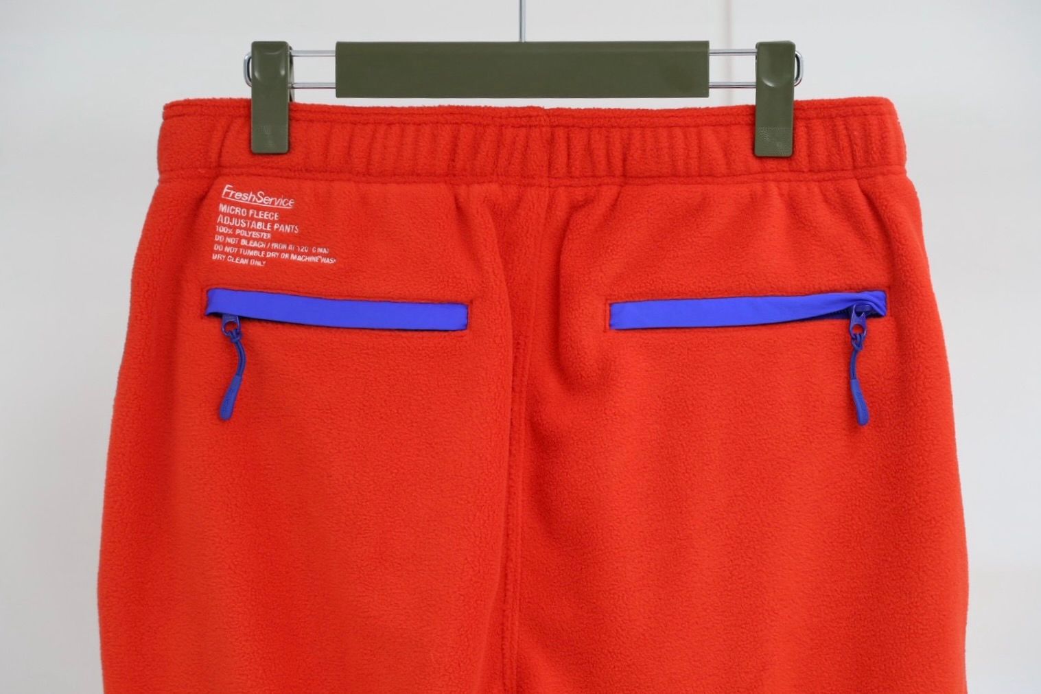 フレッシュサービス MICRO FLEECE ADJUSTABLE PANTS(FSC253-40193)RED★10月18日(土)発売！