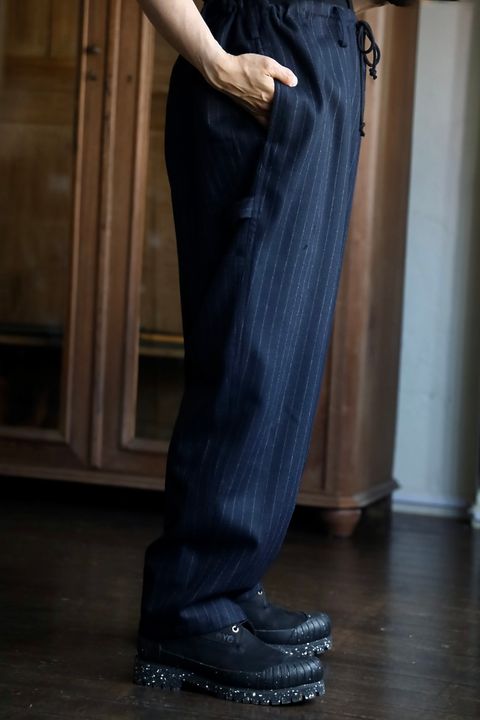 Y's for men STRIPED SERGE PAINTER PANTSスタイル