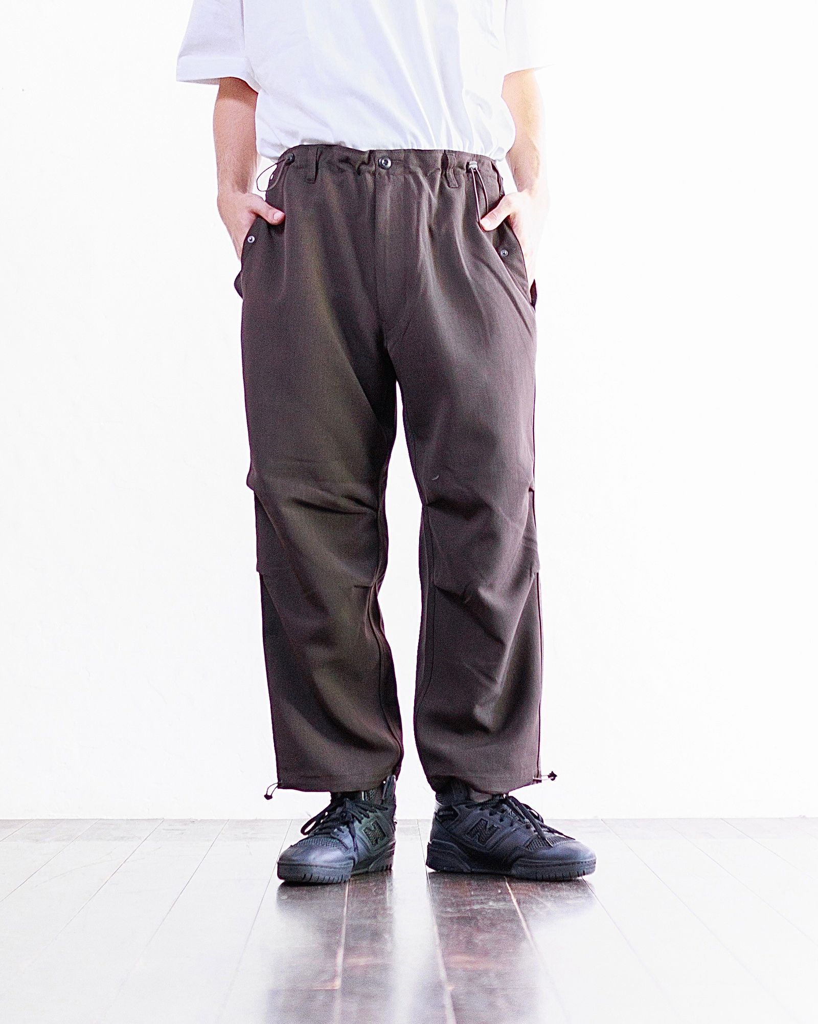 セダンオールパーパス FW24 Tech Wool Over Pant(SD24F-PT03) Chocolate