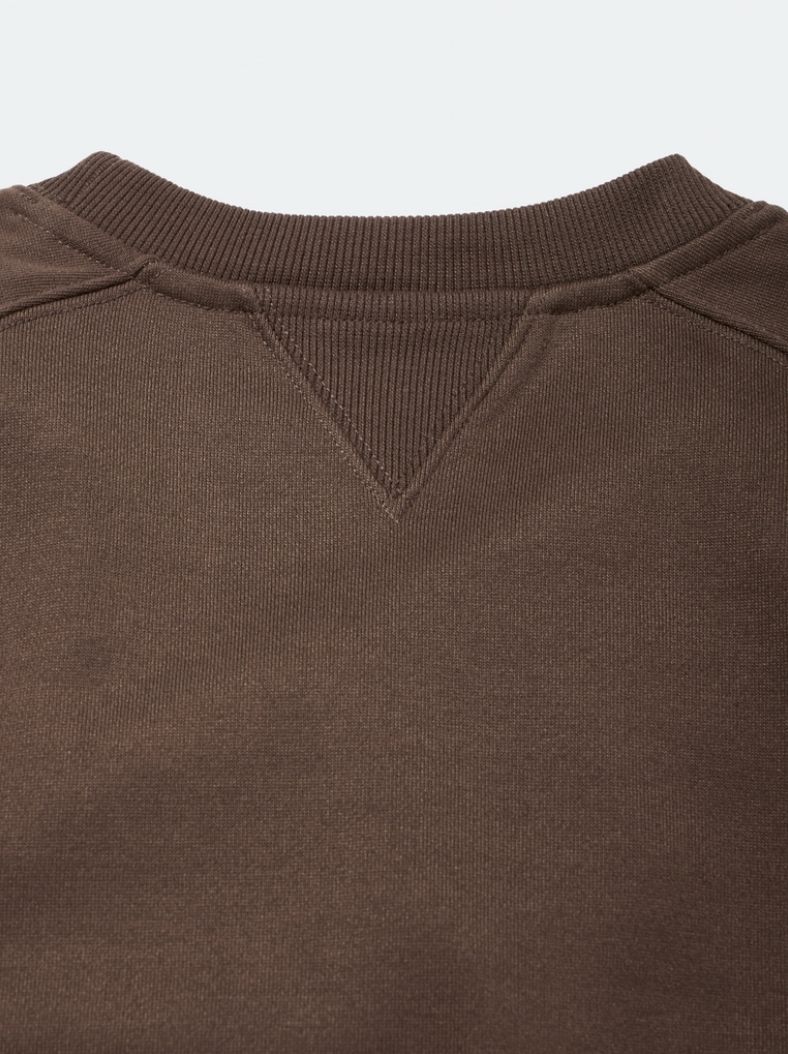 DAIWA PIER39(ダイワピア39) TECH SWEAT CREW FREEDOM SLEEVE (BE-50026)BROWN GRAY☆1月24日(土)発売！
