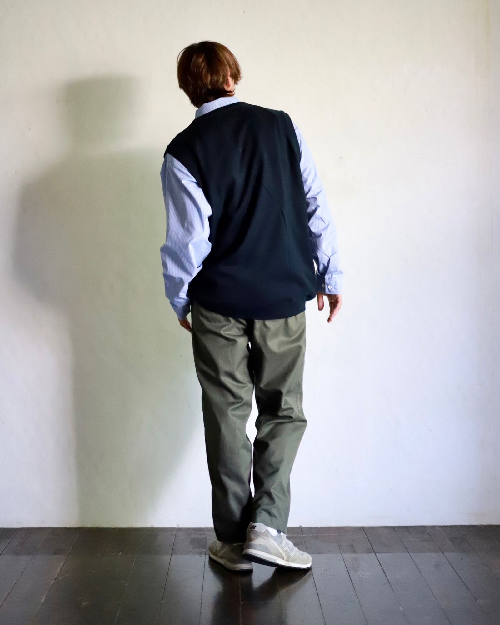SEDAN ALL-PURPOSE 23FW TECH LOGO KNIT VESTスタイル