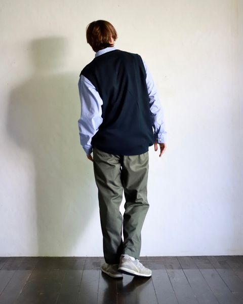 SEDAN ALL-PURPOSE 23FW TECH LOGO KNIT VESTスタイル