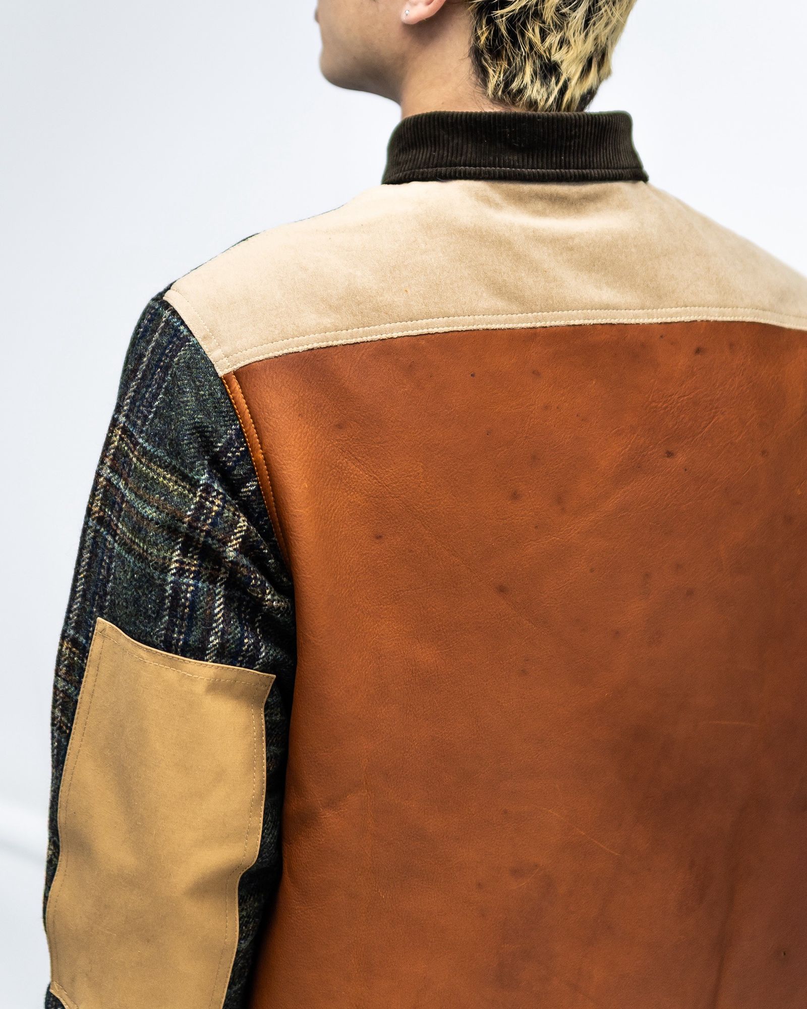 JUNYA WATANABE MAN FILSON Wネーム ウールチェックツイードレザージャケット 11月1日(土)新作発売！