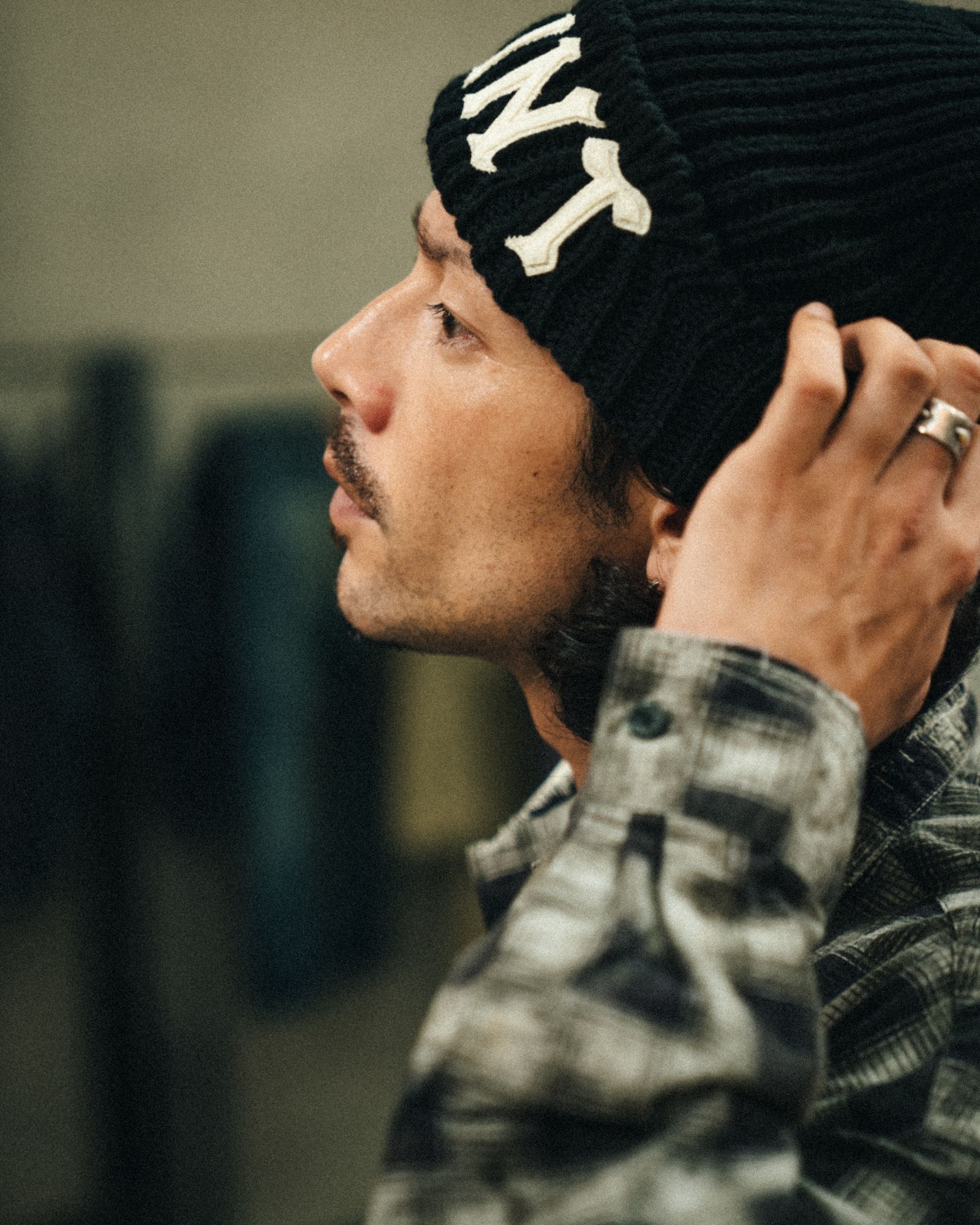 セントマイケル 26AW SAINT KNIT CAP(SM-MK1-0000-078)BLACK☆10月10日(土)発売！