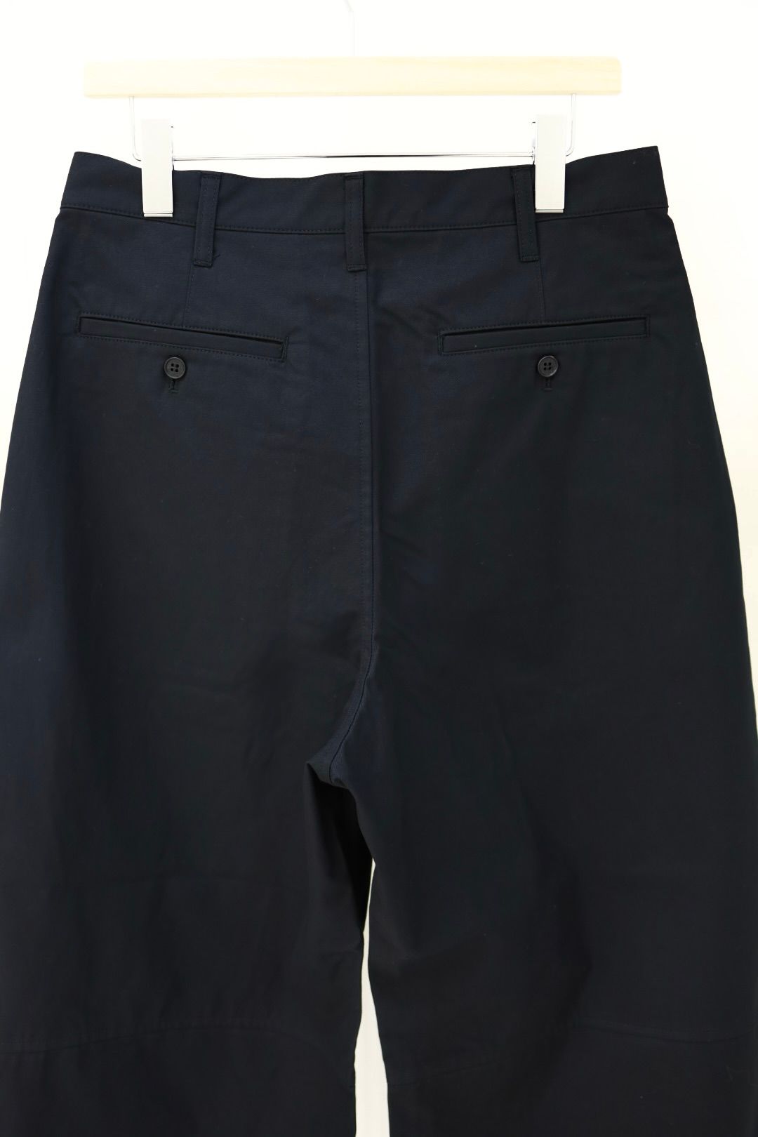 コムデギャルソンオム26SS 綿先染強撚サージパンツ(HQ-P007-051)BLACK☆2月6日(金)発売！