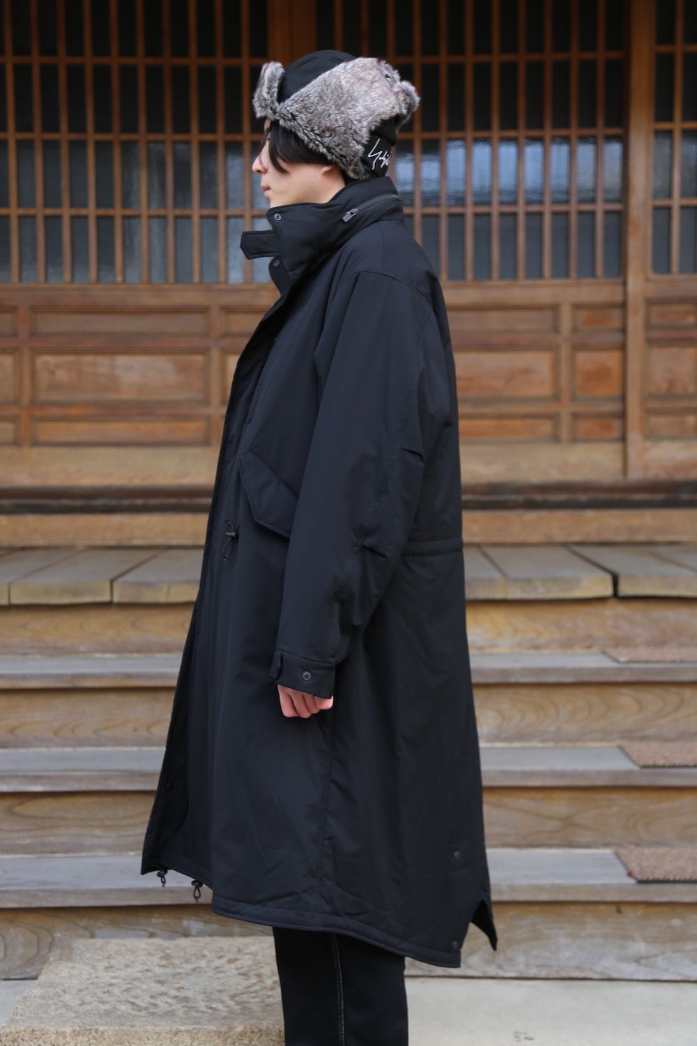 直販特注 Yohji YamamotoPOURHOMME 20aw look2モッズコート モッズ